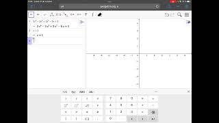 División de polinomios con Geogebra