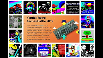 YANDEX 2019 Retro Game Battle con DARÍO RUELLAN - ZX SPECTRUM 
