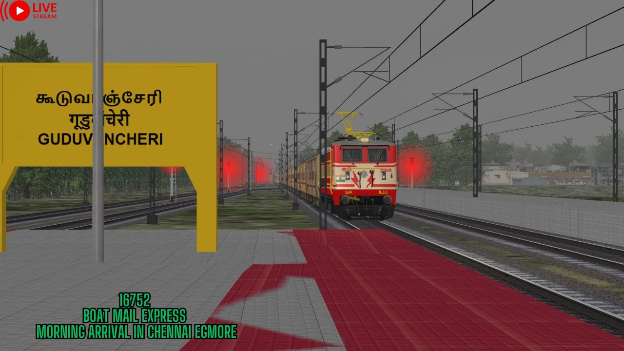 PART-5 || 16752 - BOAT MAIL EXPRESS RMM TO MS EXPRESS ️😍 || BOAT MAIL ...