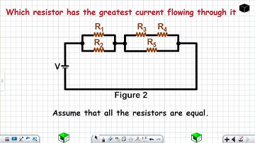 Which resistor has the greatest current flowing through it Physics Grade 12