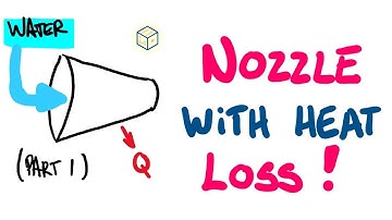Nozzles with Heat Loss Question (1 of 2) | Output Velocity | Thermodynamics
