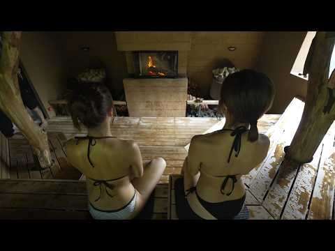 [Members Only] SATOYAMA TERRACE Behind the Scenes | Sauna Girls Trip: Rina Hashimoto × Aya Hazuki