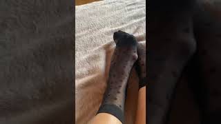 Rubbing My Feet With Nylonsocks Against Each Other