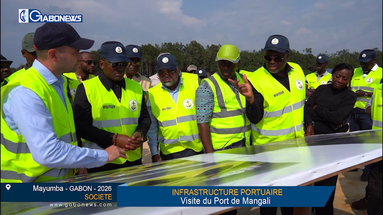 GABON / INFRASTRUCTURE PORTUAIRE : Visite du Port de Mangali à Mayumba