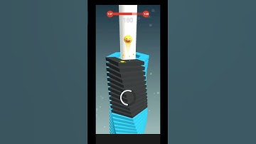 Stack Ball Level 137 Complete In 13 Second #stackball #shorts