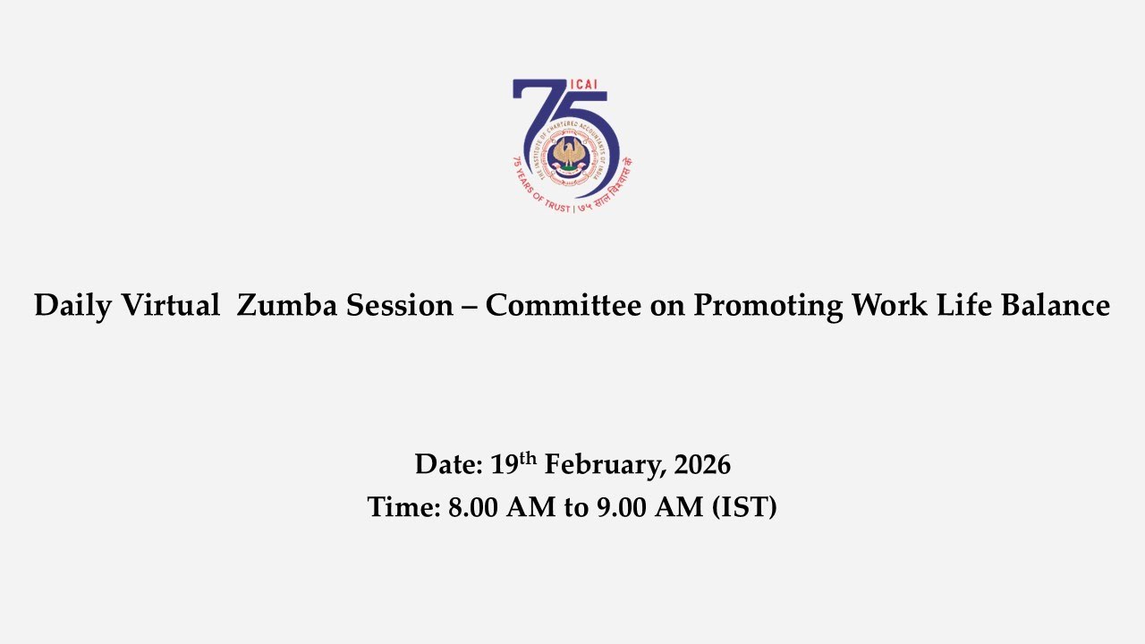 Virtual Zumba Session – Committee on Promoting Work Life Balance