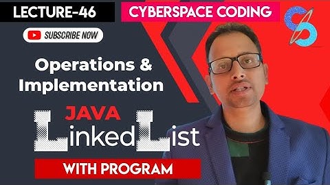Java Linkedlist Operations #linkedlist #java #programming