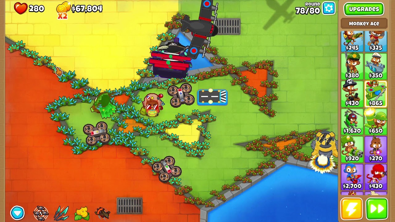 Playing some bloons td6