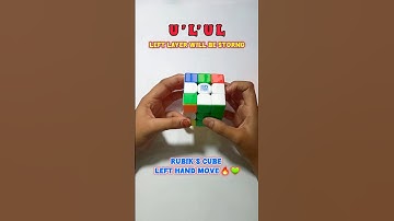 Why Left Handed Cubers Are Faster #shorts #youtubeshorts #rubikscube