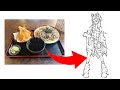 良い配色思いつかんしこの前食べた天ざるで着色してきます
