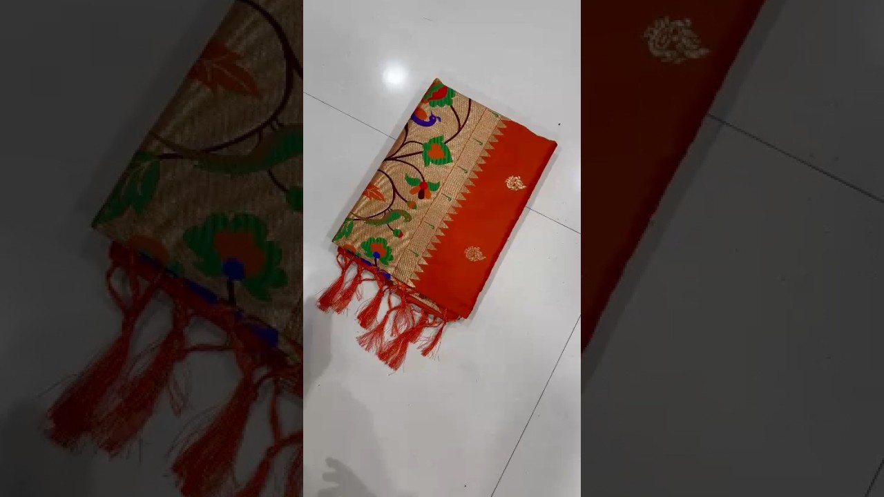 Pure Soft Silk Big Border Paithani Saree