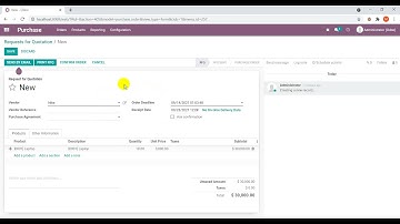 Odoo | Purchase Module | Vendor Price List (8) |Odoo V14