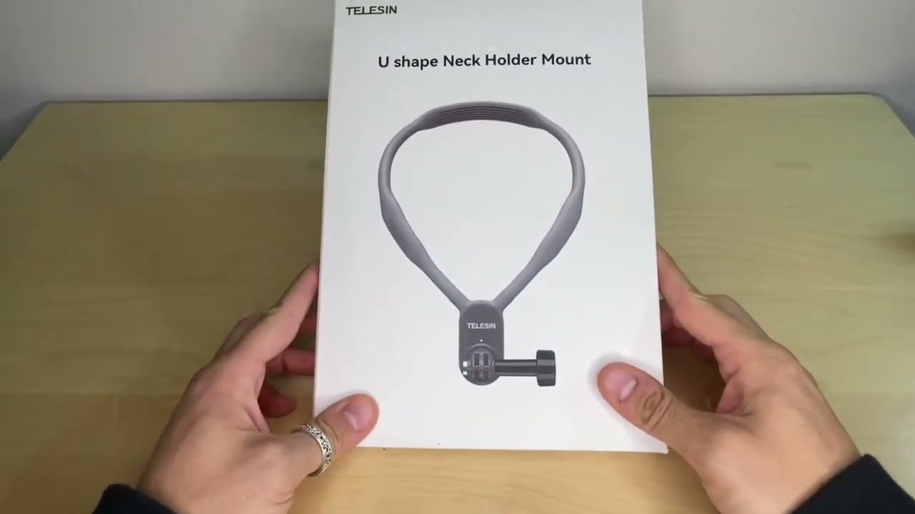 TELESIN POV VLOG Supporto da collo, Supporto per video in prima persona con action cam e smartphone