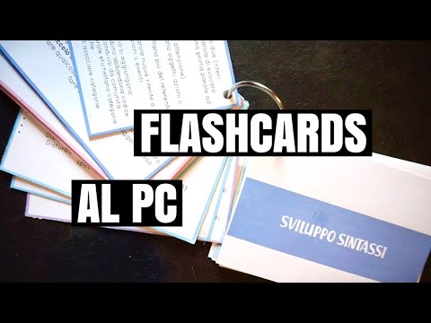 Video: Come Creare Una Flash Card Da Soli