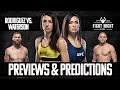 UFC Fight Night: Rodriguez vs. Waterson Full Card Previews & Predictions