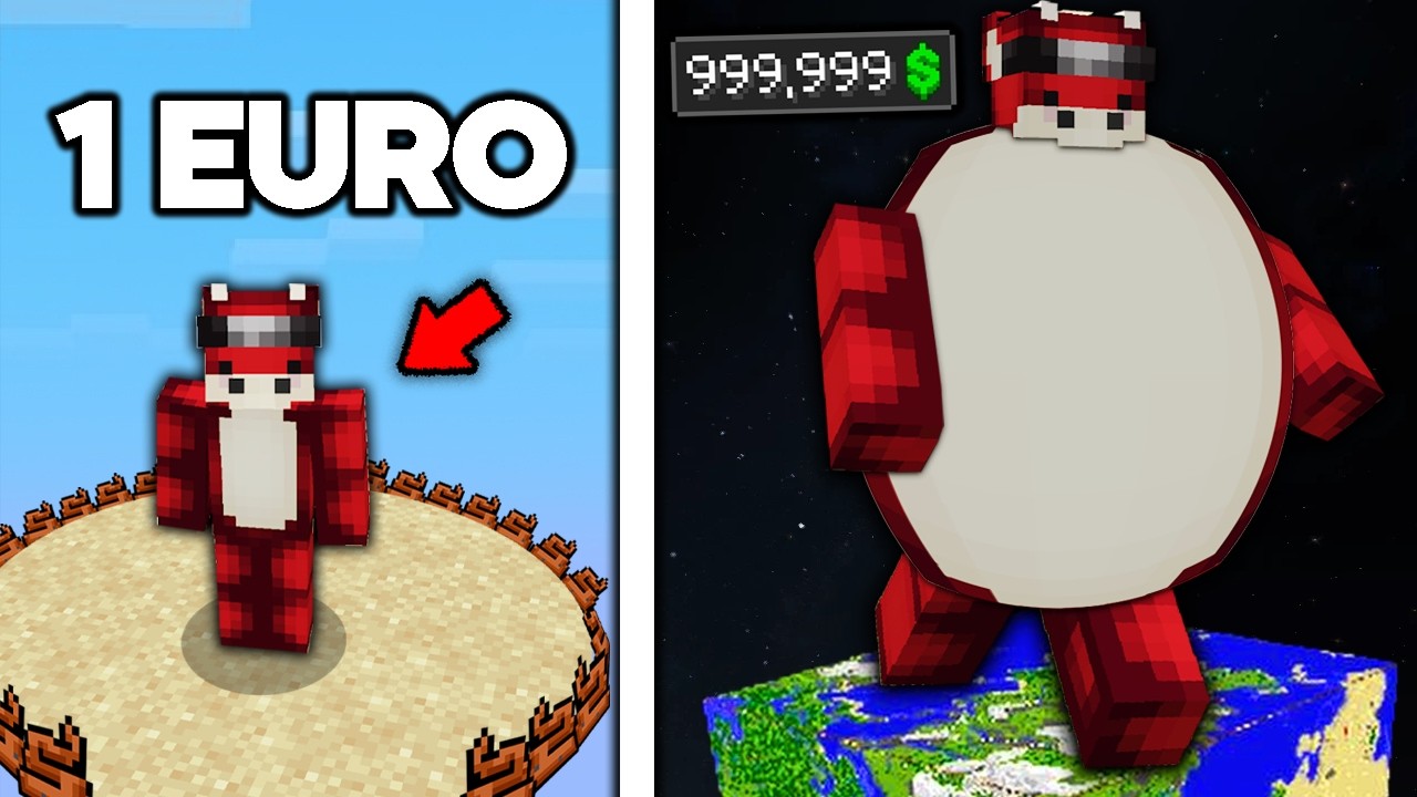Minecraft mais + Je MANGE + Je deviens ÉNORME !