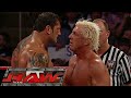 Batista vs ric flair batista breaks hhhs sledgehammer raw mar 072005