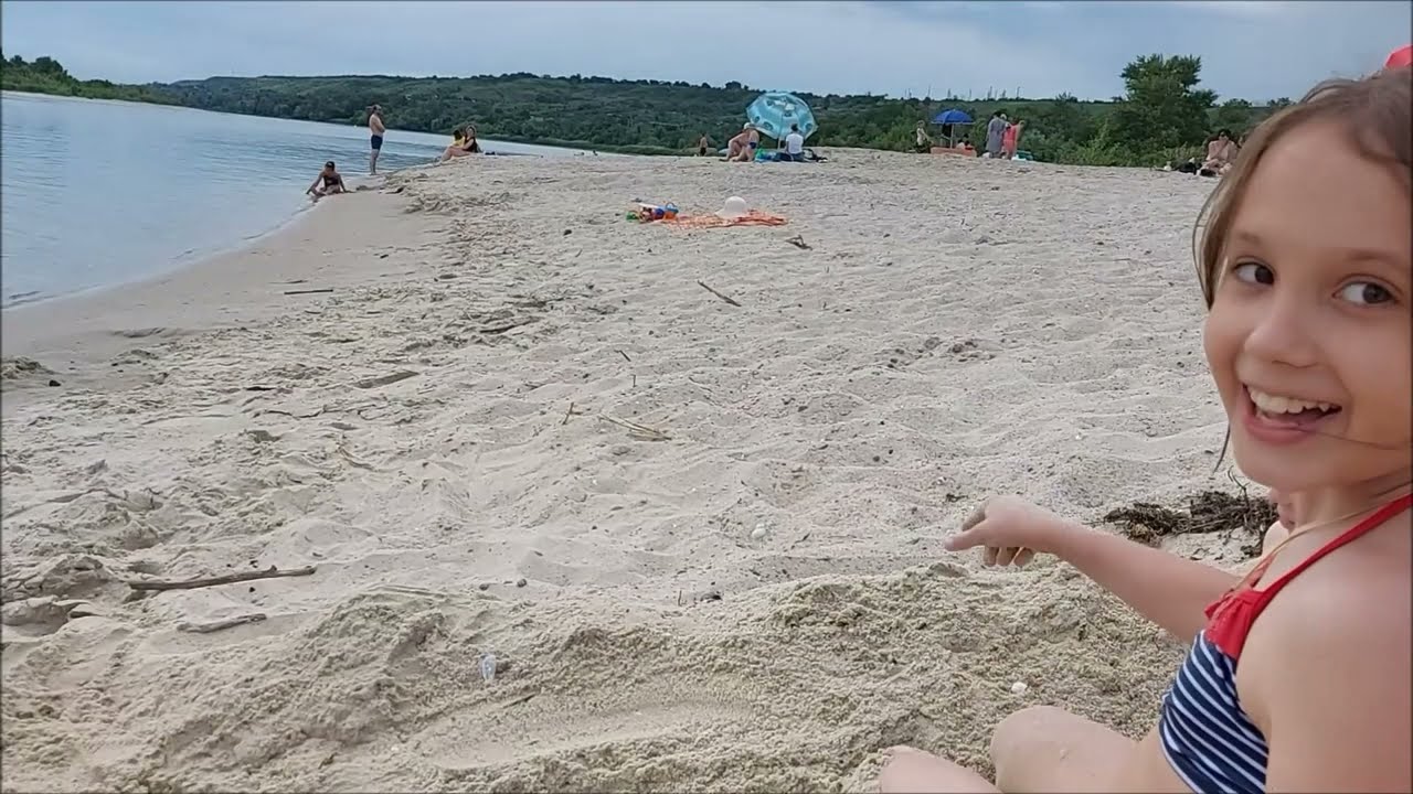 Пляж ростовское море