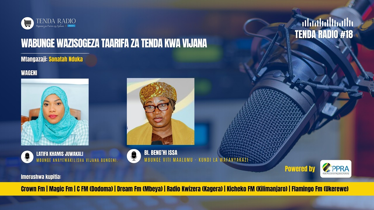 Tenda Radio: Wabunge wazisogeza taarifa za Tenda kwa Vijana
