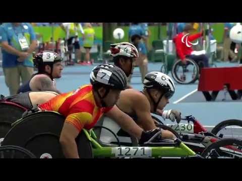 Athletics | Men's 100m - T53 Round 1 heat 1 | Rio 2016 Paralympic Games