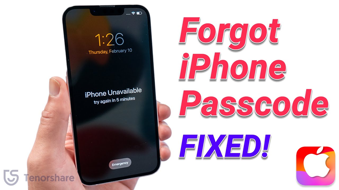 What can you do if you forgot your iPhone password?