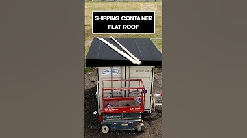 Easy DIY Wood Roof or Deck on Your Shipping Container w/ NO Welding #woodworking #construction