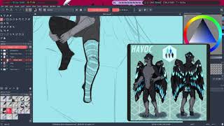 Havoc the crow - Speedpaint