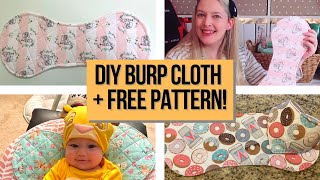 DIY BABY BURP CLOTH + FREE PATTERN | Built to Last and Easy to Make!