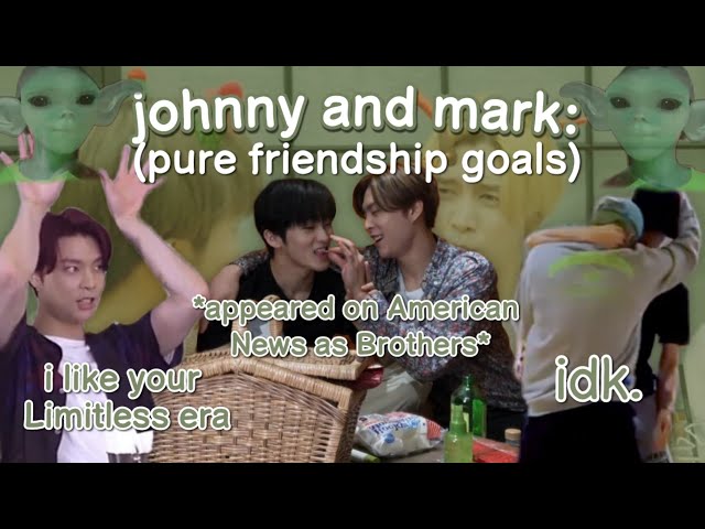 You wish you have a friendship like what Mark and Johnny have class=