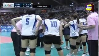 2013 Asian Women Volleyball Championship[Semifinal]:Thailand Vs China