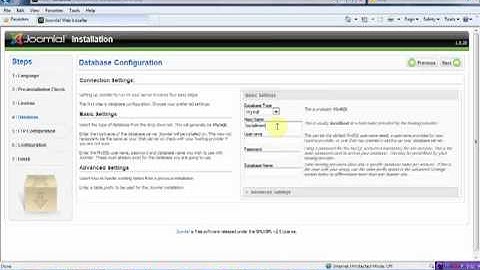 Cài đặt Joomla và SEO url thân thiện