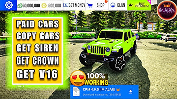 SCRIPT CAR PARKING MULTIPLAYER UPDATE V4.9.5 ALL IN ONE MENU 2025 UNLIMITED (COINS&MONEY) سكربت