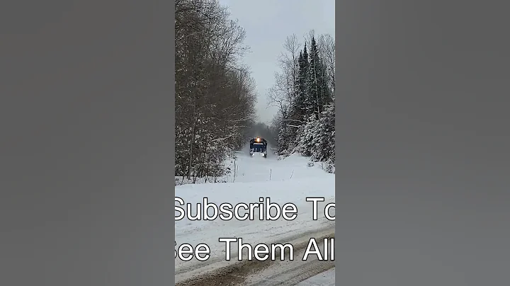 Trains Are Awesome In The Snow, Watch Out Here They Come! #trains #trainhorn #trainvideo