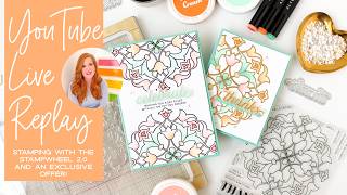 Stempeln mit dem Stampwheel 2.0 Carissa Crafts Live 18.05.26 Wiederholung mit Altenew