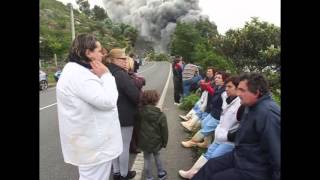 Una empleada de Fandicosta explica cómo vivieron el desalojo por el incendio de Moaña