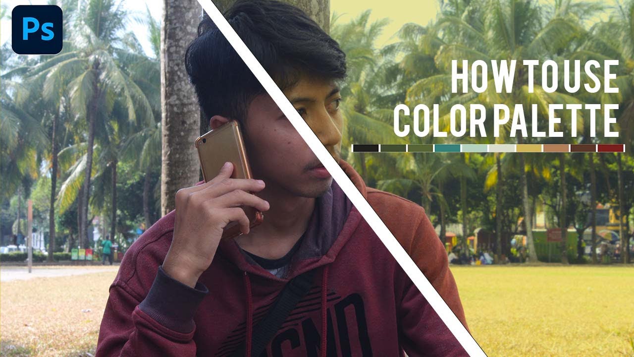How to apply COLOR PALETTE to your photo  #photoshop  #tutorial l