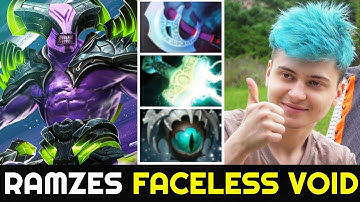 RAMZES Faceless Void - Insane Attack Speed Build Imba Raid Boss 7.25 Dota 2