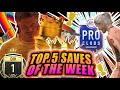 Madmannproclubs  top 5 saves of the week 1  fifa 21 pro clubs goalkeeper gk dives  reflexes