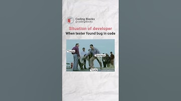 Tester vs Developer | Who else can relate  | Coding Blocks! #code #codingblocks