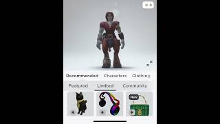 Roblox New Limited Business Cat