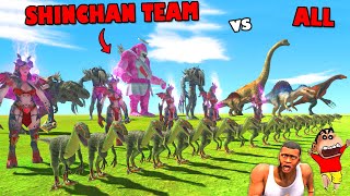 SHINCHAN Challenges CHOP and AMAAN-T TEAM in Animal Revolt Battle Simulator