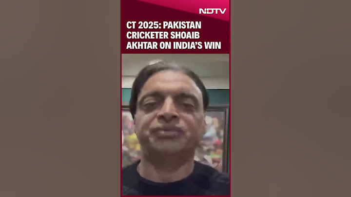India Wins Champions Trophy 2025 | Pakistan's Shoaib Akhtar Calls India Best Team Of The Decade