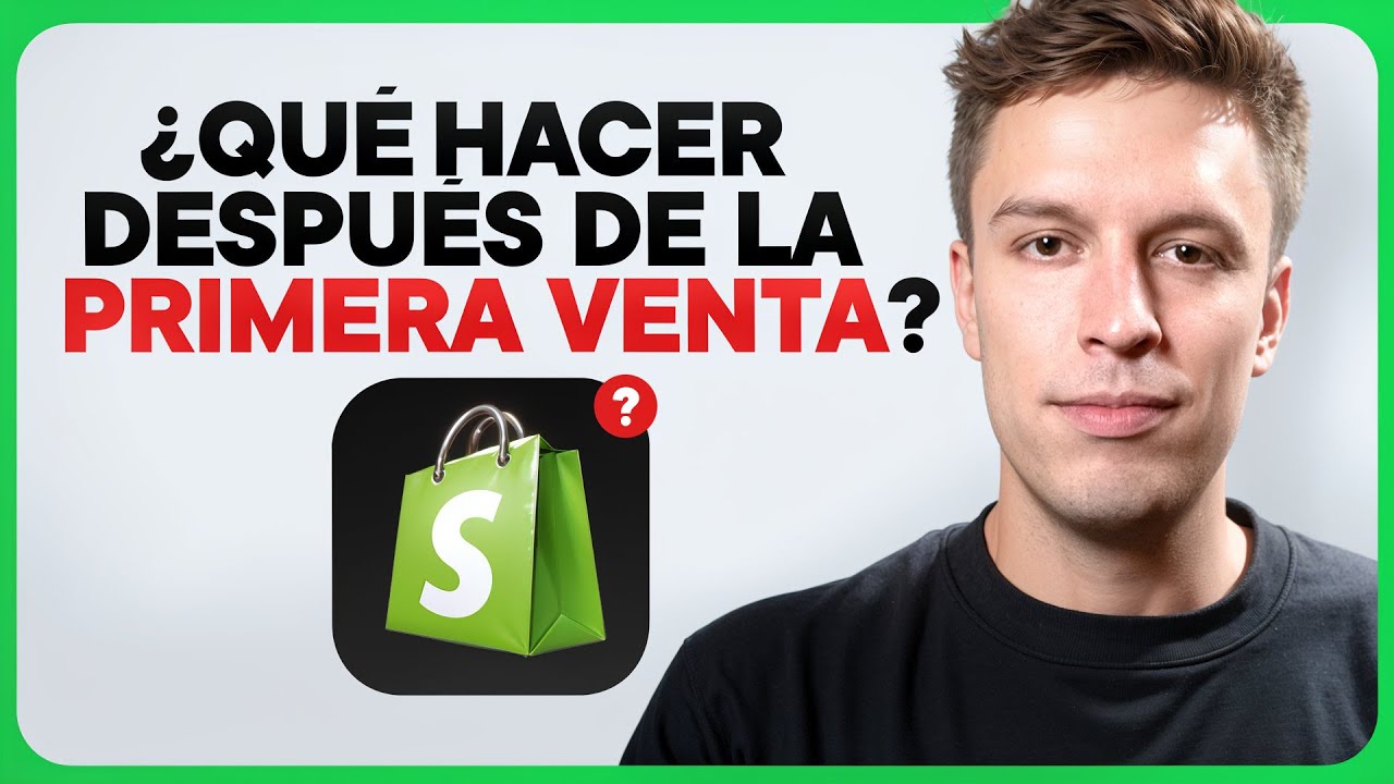 Qué Hacer Cuando Recibes tu Primera Venta en Dropshipping - YouTube