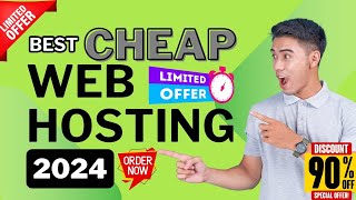 Best Cheap Web Hosting 2024    My Top 3 Picks ✅✅ 91% Coupon Code