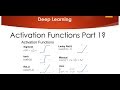 Tutorial 3-Activation Functions Part-1