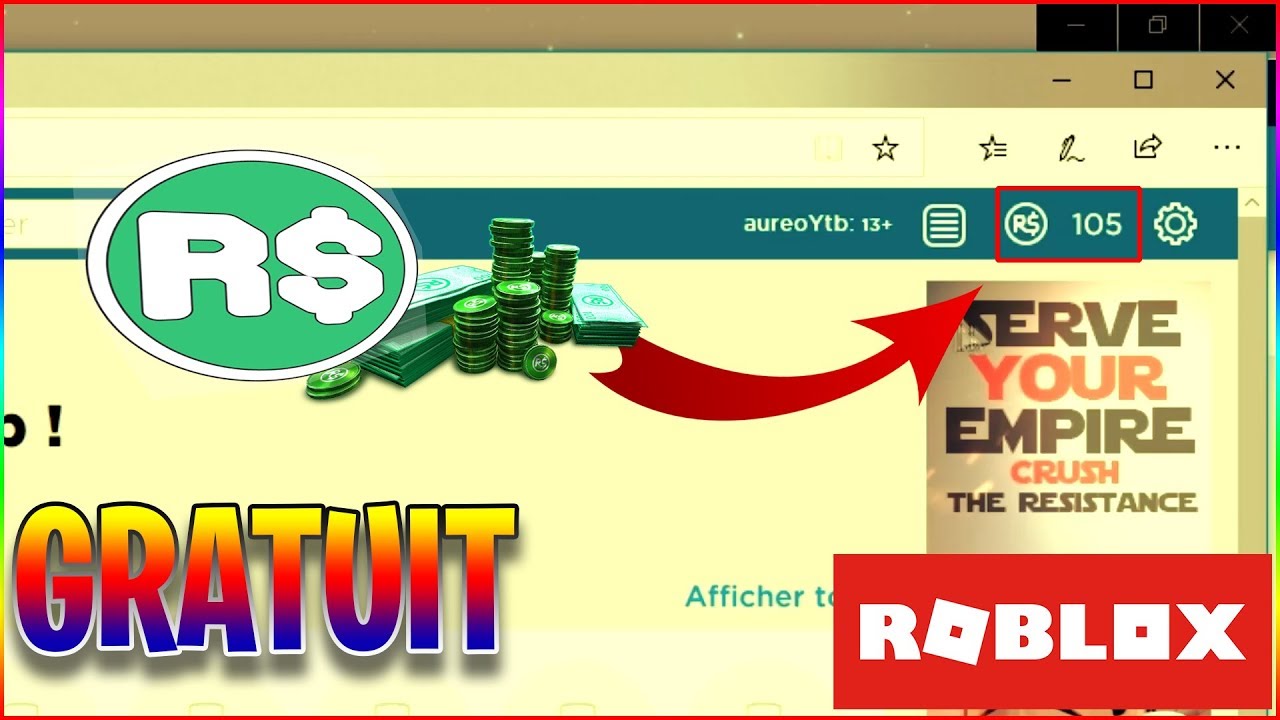 Tuto Comment Avoir Des Robux Gratuitement Youtube