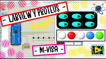 SERIE LED CON PROTEUS , ARDUINO Y LabVIEW (126) ✅✅✅