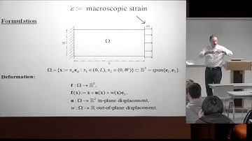 CAM Colloquium - Timothy Healey: Wrinkling of Highly Stretched Elastic Sheets