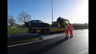 Mijnsheerenland Blaakseweg N217 Ongeval Met Letsel