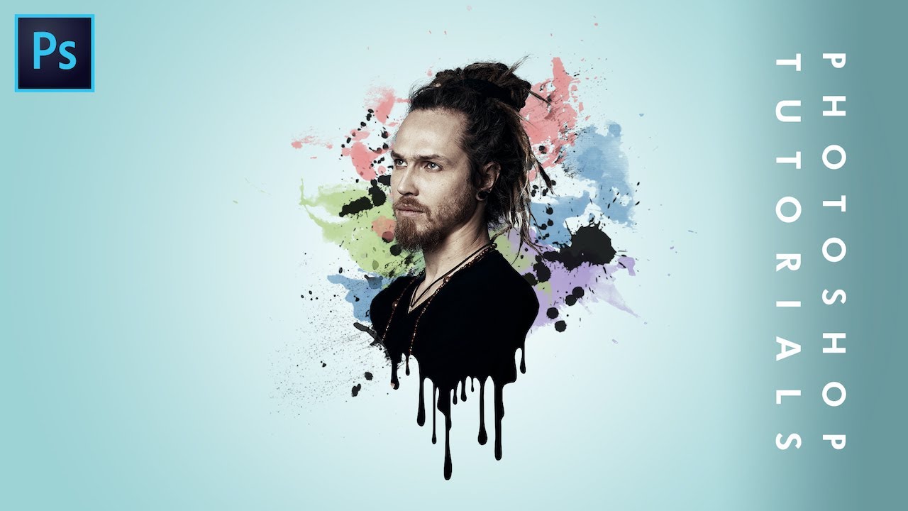 Photoshopの使い方 ペンキが滴れたようなエフェクトを使ったデザインの作り方 サムネイル作成 プロフィール画像作成に スカイゴールド株式会社 Photoshopの使い方 ペンキが滴れたようなエフェクトを使ったデザインの作り方 サムネイル作成 プロフィール画像作成に スカイゴールド株式会社